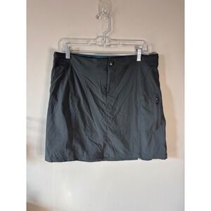 Columbia Omni-Shield Hiking Skort Womens 12 Grey Active Skirt Water Repellent